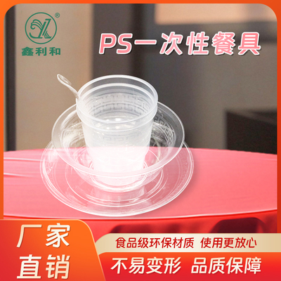 ps一次性餐具5件套